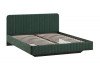 Кровать без ПМ «Шелли» Тип 1 (без подъемного механизма) Велюр Confetti Deep forest
