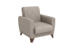 Эдвин М / Кресло для отдыха (велюр прага капучино)